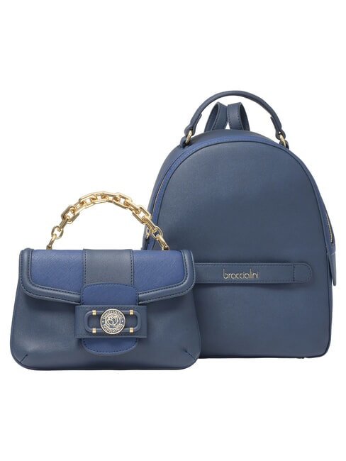 CHAIN Sac &agrave; dos bleu - Sacs pour Femme