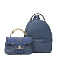 BRACCIALINI CHAIN Sac &agrave; dos bleu - Sacs pour Femme - 2