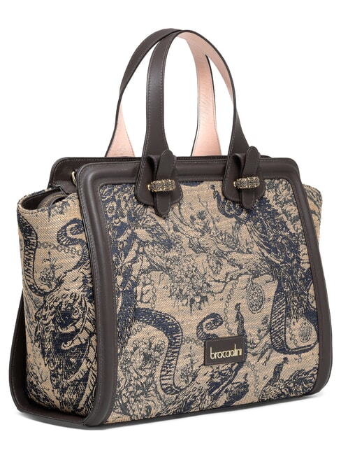 CARPET Sac &agrave; main avec bandouli&egrave;re marron - Sacs pour Femme