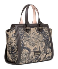 BRACCIALINI CARPET Sac &agrave; main avec bandouli&egrave;re marron - Sacs pour Femme - 2