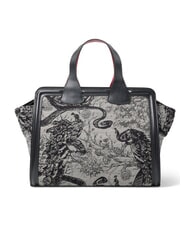 BRACCIALINI CARPET Sac &agrave; main avec bandouli&egrave;re noir - Sacs pour Femme - 3