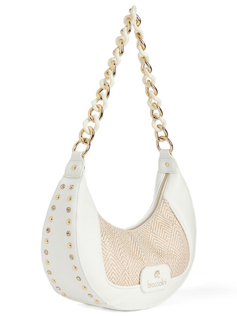 CHAIN sac bandouli&egrave;re blanc - Sacs pour Femme