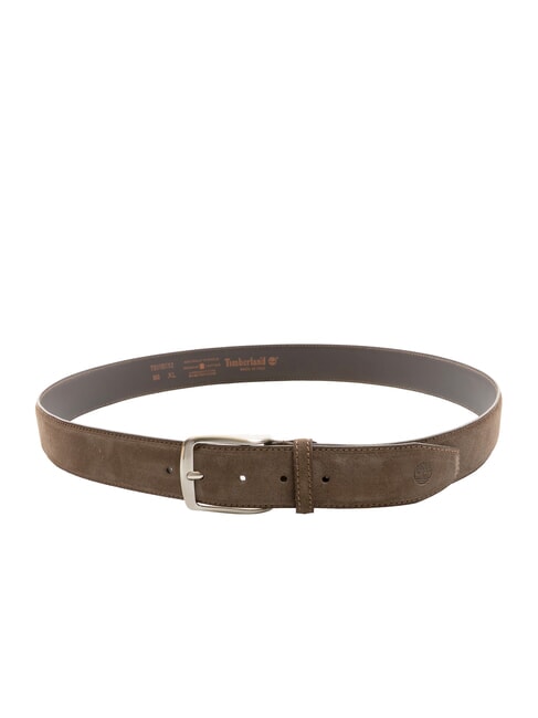 CASUAL Ceinture en cuir su&eacute;d&eacute; pouvant &ecirc;tre raccourcie cacao - Ceintures