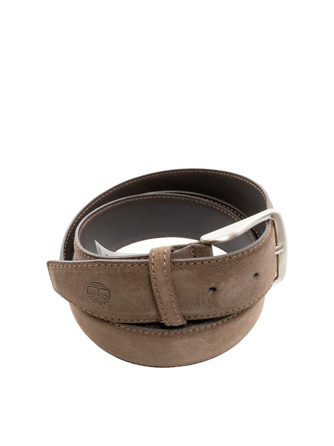 CASUAL Ceinture en cuir su&eacute;d&eacute; pouvant &ecirc;tre raccourcie cacao - Ceintures