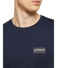 BIKKEMBERGS BASIC T-shirt &agrave; manches courtes et col rond marine - T-shirt - 3