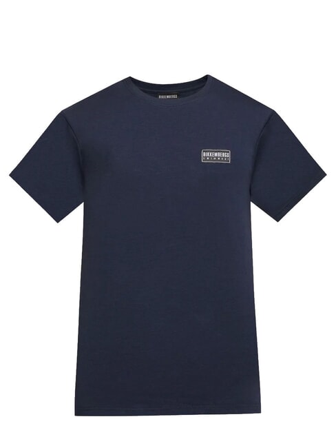 BASIC T-shirt &agrave; manches courtes et col rond marine - T-shirt