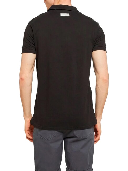 ICONIC Polo en coton, manches courtes noir - chemise polo