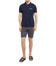 BIKKEMBERGS ICONIC Polo en coton, manches courtes marine - chemise polo - 4