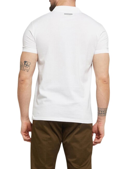ICONIC Polo en coton, manches courtes blanc - chemise polo
