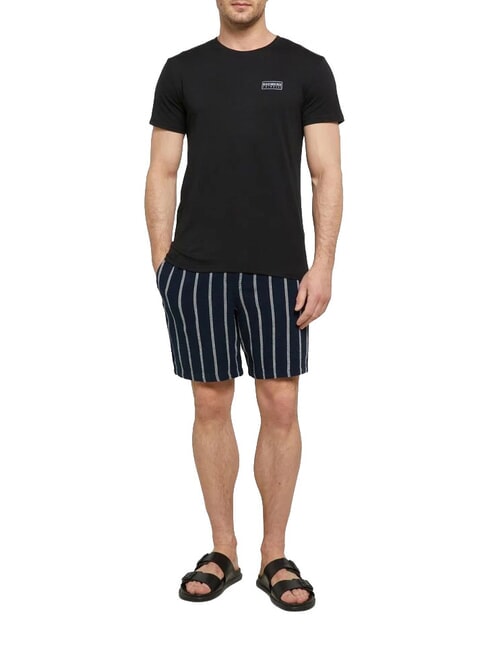 BASIC T-shirt &agrave; manches courtes et col rond noir - T-shirt