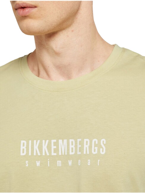 ICONIC T-shirt en coton, manches courtes beige - T-shirt