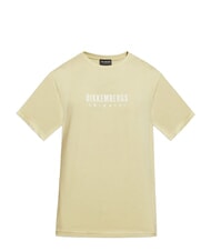 BIKKEMBERGS ICONIC T-shirt en coton, manches courtes beige - T-shirt - 5