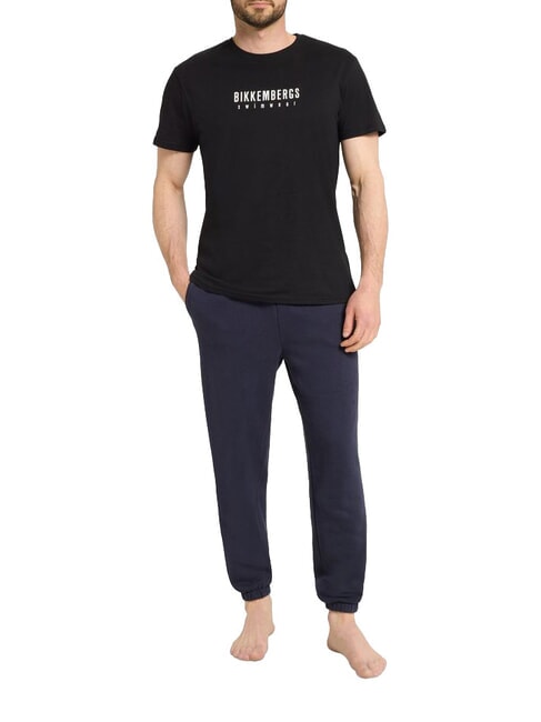 ICONIC T-shirt en coton, manches courtes noir - T-shirt