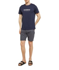 BIKKEMBERGS ICONIC T-shirt en coton, manches courtes marine - T-shirt - 4