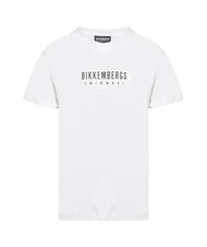 BIKKEMBERGS ICONIC T-shirt en coton, manches courtes blanc - T-shirt - 5