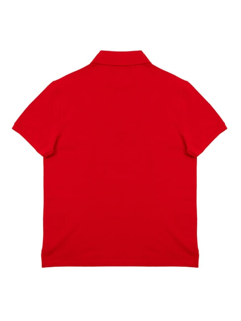 TH polo &agrave; manches courtes rouge primaire - chemise polo