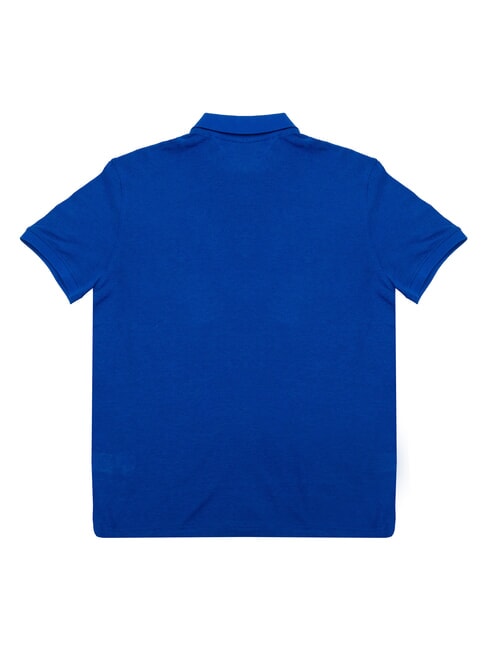 TH polo &agrave; manches courtes bleu ultra - chemise polo