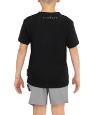 JOHN RICHMOND RUNDAVO T-shirt + short Noir argent - Surv&ecirc;tements pour enfants - 4