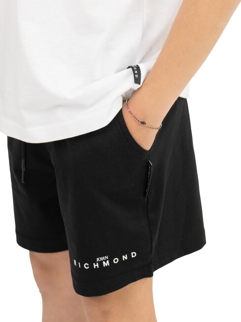 KUDAL T-shirt + short blanc noir - Surv&ecirc;tements pour enfants