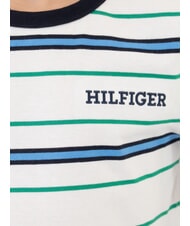 TOMMY HILFIGER KIDS BIMBO T-shirt en coton nouveau ciel vert/d&eacute;sertique - Tee-shirt enfant - 2
