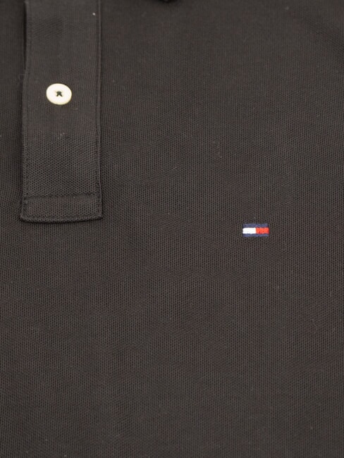 TH polo en piqu&eacute; de coton &agrave; manches courtes ck noir - chemise polo