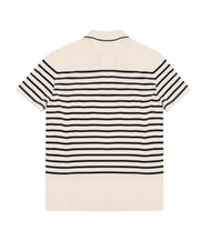 TOMMY HILFIGER TH polo en piqu&eacute; de coton &agrave; manches courtes capitaine du ciel - chemise polo - 3