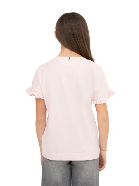 KIDS BIMBA T-shirt en coton rose fantaisie - Tee-shirt enfant