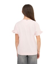 TOMMY HILFIGER KIDS BIMBA T-shirt en coton rose fantaisie - Tee-shirt enfant - 3