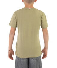TOMMY HILFIGER KIDS BIMBO T-shirt &agrave; manches courtes olive d&eacute;lav&eacute;e - Tee-shirt enfant - 3