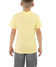 TOMMY HILFIGER KIDS BIMBO T-shirt &agrave; manches courtes carambole jaune - Tee-shirt enfant - 3
