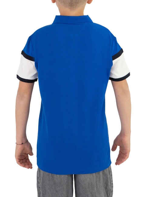 KIDS BIMBO polo en coton bleu ultra - Tee-shirt enfant