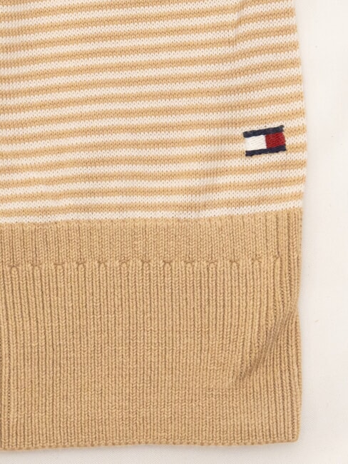 TH Pull en m&eacute;lange de coton rose classique / blanc optique - Pulls pour hommes