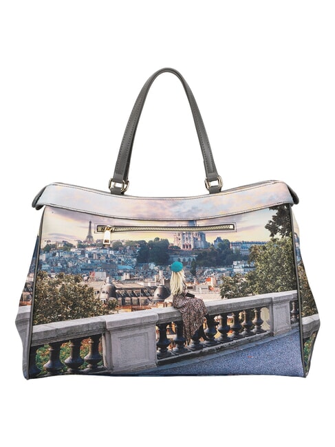 YESBAG Sac bandouli&egrave;re XL paris / cor - Sacs pour Femme