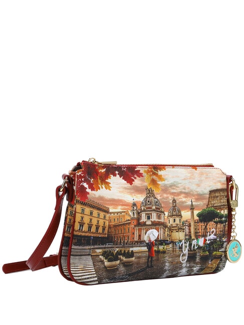YESBAG sac bandouli&egrave;re Rome sous la pluie - Sacs pour Femme