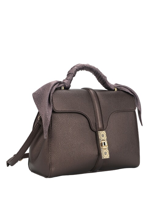 SHADOW Sac &agrave; main avec bandouli&egrave;re bronze massif - Sacs pour Femme