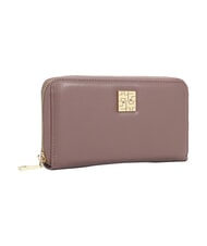 YNOT LADY Grand portefeuille zipp&eacute; mauve - Portefeuilles Femme - 3
