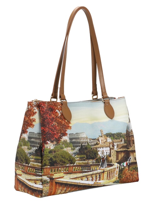 YESBAG Sac bandouli&egrave;re M Paysage de Rome - Sacs pour Femme