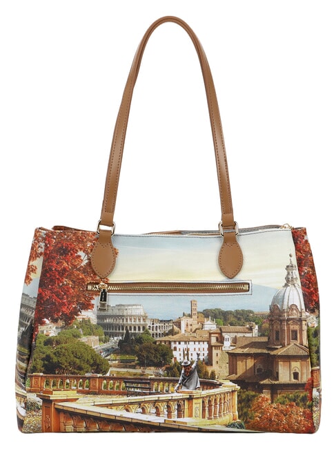 YESBAG Sac bandouli&egrave;re M Paysage de Rome - Sacs pour Femme