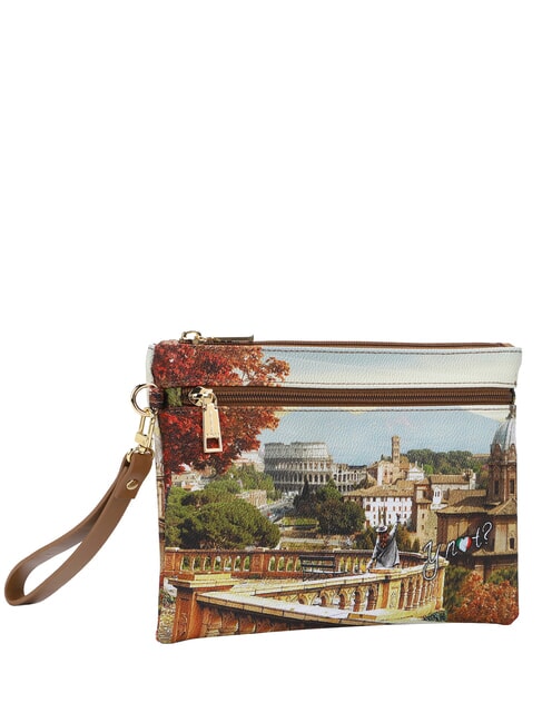 YESBAG Pochette M avec manchette Paysage de Rome - Portefeuilles Femme