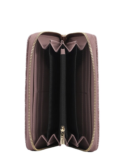 STYLE Grand portefeuille zipp&eacute; mauve - Portefeuilles Femme