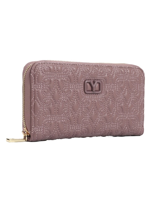 STYLE Grand portefeuille zipp&eacute; mauve - Portefeuilles Femme