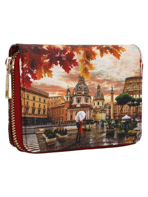 YESBAG Portefeuille moyen Rome sous la pluie - Portefeuilles Femme