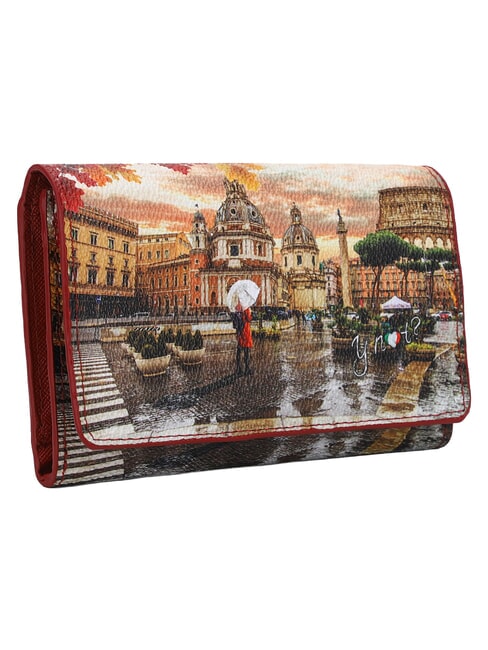 YESBAG Portefeuille moyen Rome sous la pluie - Portefeuilles Femme