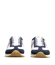 SERAFINI ROME Baskets en cuir blanc bleu France - Chaussures Homme - 4