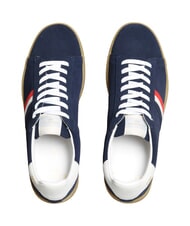 SERAFINI MC ENROE Baskets en cuir bleu blanc rouge - Chaussures Homme - 3