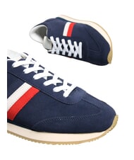 SERAFINI ROME Baskets en cuir bleu France rouge - Chaussures Homme - 5