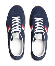 SERAFINI ROME Baskets en cuir bleu France rouge - Chaussures Homme - 3