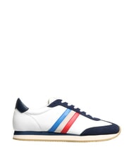 SERAFINI ROME Baskets en cuir blanc bleu France - Chaussures Homme - 7
