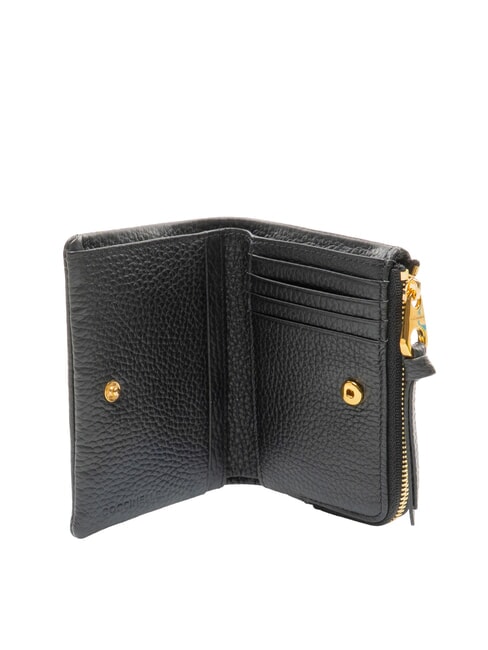 SOFTY Portefeuille plat en cuir Noir - Portefeuilles Femme