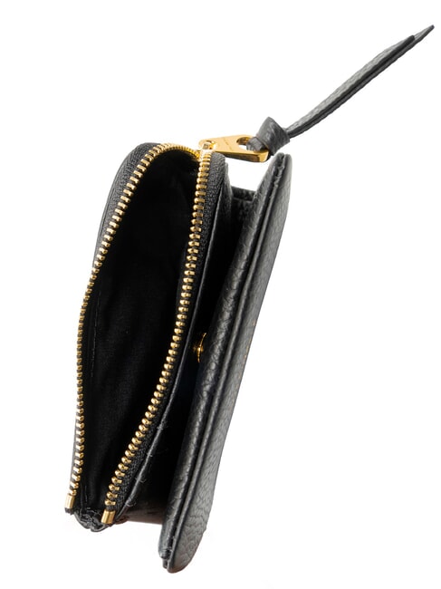 SOFTY Portefeuille plat en cuir Noir - Portefeuilles Femme